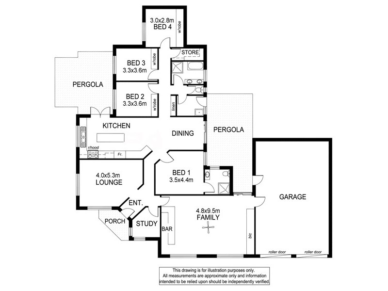 8 Dalkeith Drive, Mount Gambier SA 5290 Floorplan