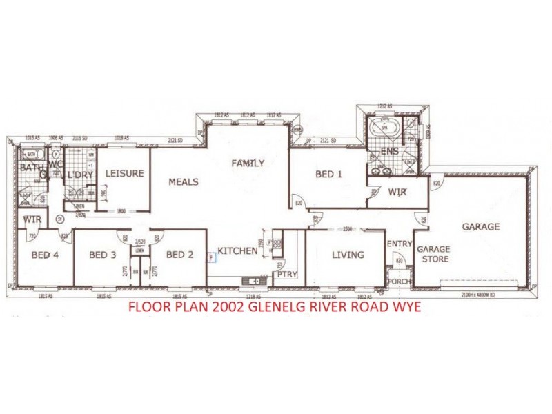 2002 Glenelg River Road, Wye SA 5291 Floorplan