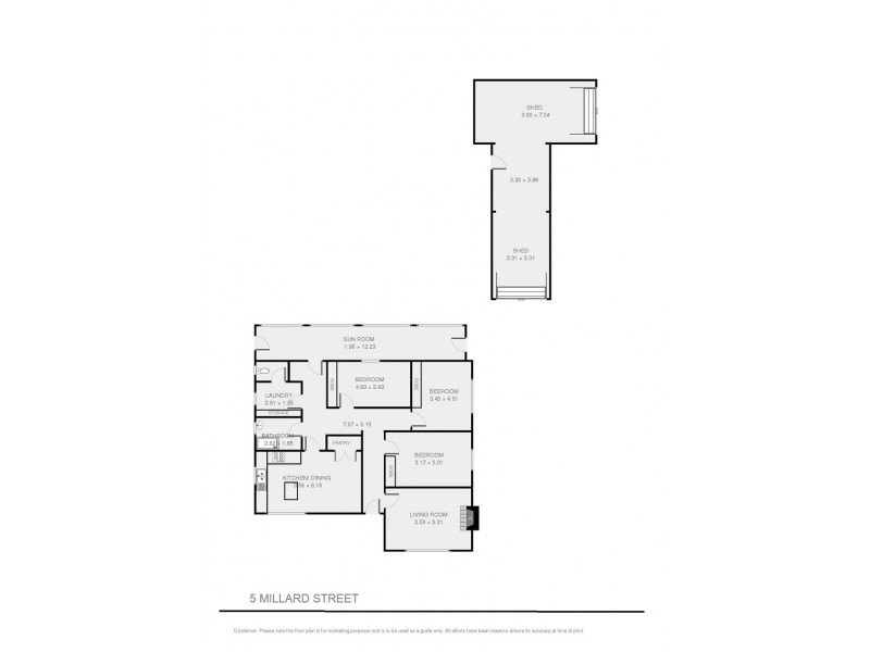 5 Millard Street, Mount Gambier SA 5290 Floorplan
