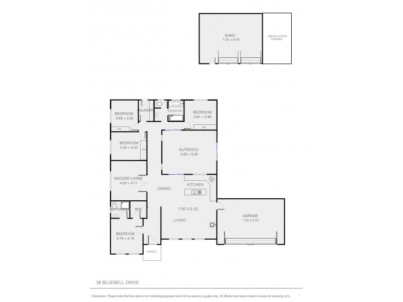 38 Bluebell Drive, Mount Gambier SA 5290 Floorplan