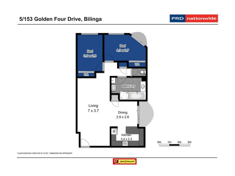 5/153 Golden Four Drive, Bilinga QLD 4225 Floorplan
