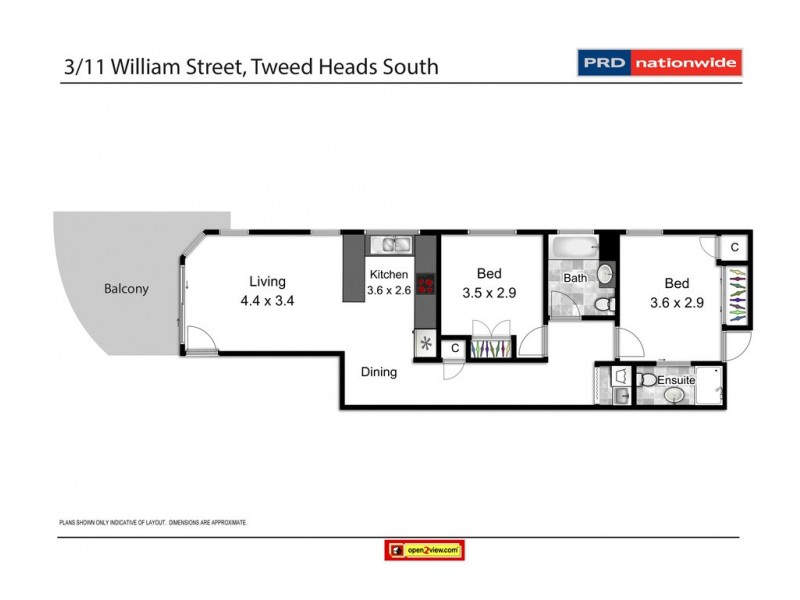 3/11 William Street, Tweed Heads South NSW 2486 Floorplan