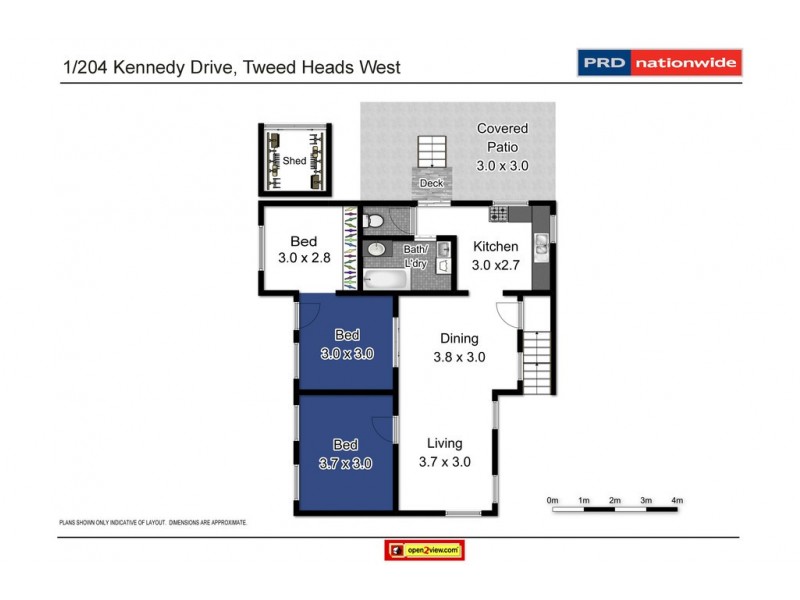 1/204 Kennedy Drive, Tweed Heads West NSW 2485 Floorplan