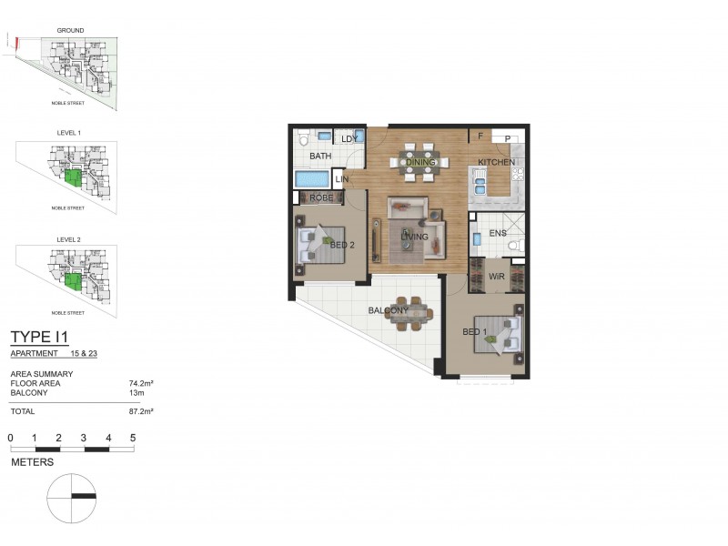 15/13 Fenton Street, Fairfield QLD 4103 Floorplan