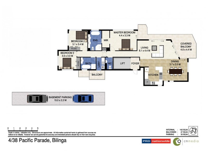 4/38 Pacific Parade, Bilinga QLD 4225 Floorplan