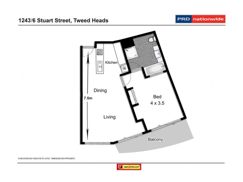 1243/4 Stuart Street, Tweed Heads NSW 2485 Floorplan