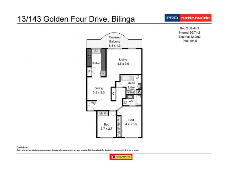 13/143 Golden Four Drive, Bilinga QLD 4225 Floorplan