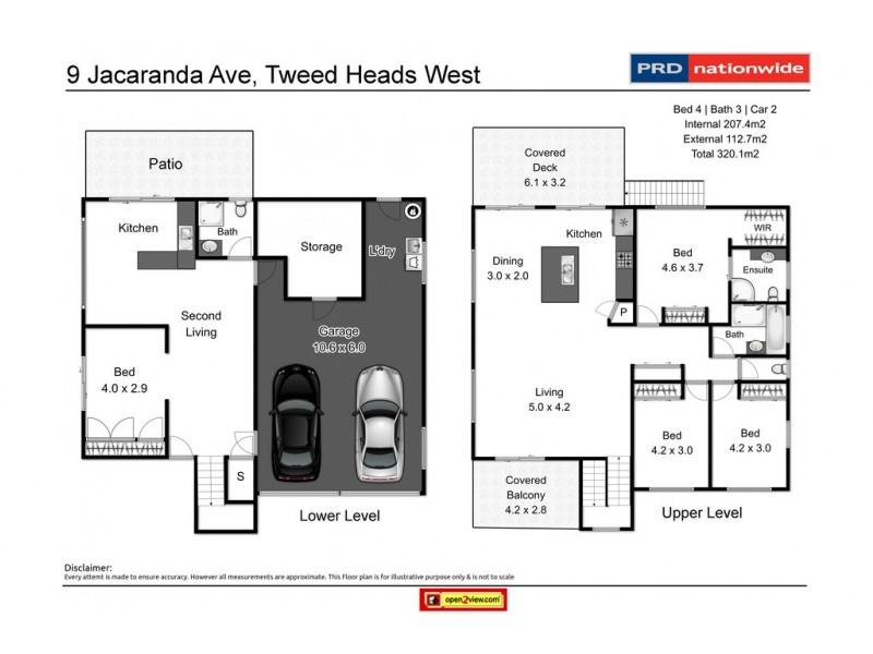 9 Jacaranda Ave, Tweed Heads West NSW 2485 Floorplan