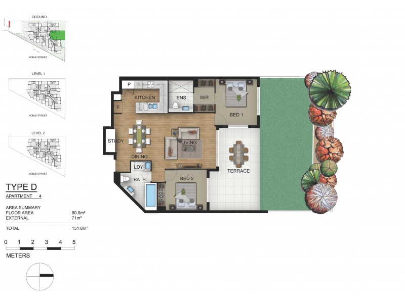 4/13 Fenton St, Fairfield QLD 4103 Floorplan