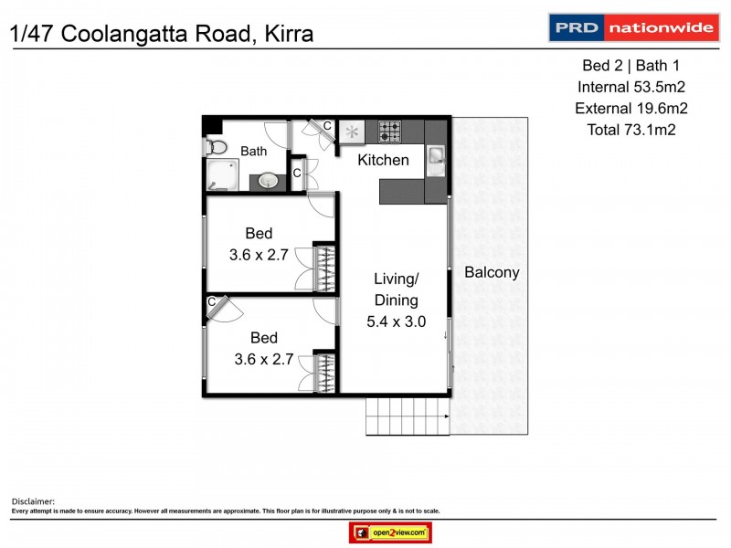 1/47 Coolangatta Rd, Kirra QLD 4225 Floorplan