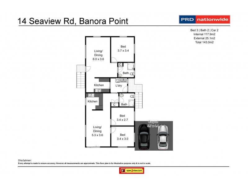 14 Seaview Rd, Banora Point NSW 2486 Floorplan