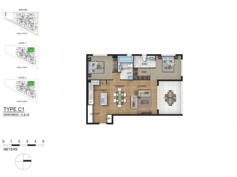 11/13 Fenton St, Fairfield QLD 4103 Floorplan