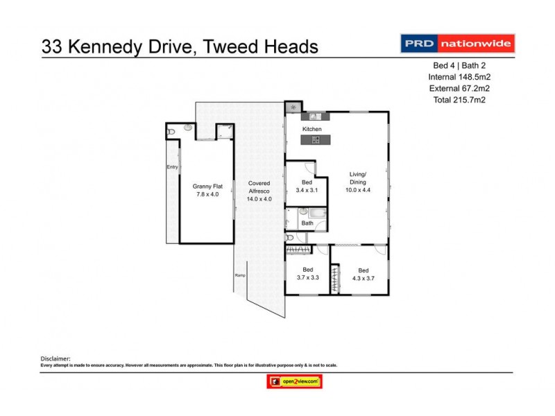 33 Kennedy Dr, Tweed Heads NSW 2485 Floorplan