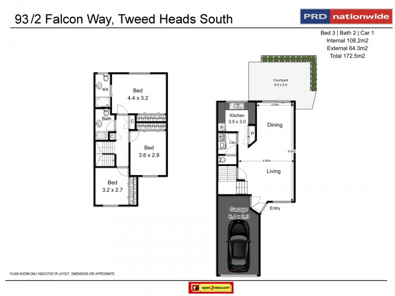 93/2 Falcon Way, Tweed Heads South NSW 2486 Floorplan