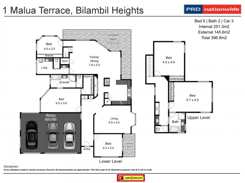 1 Malua Tce, Bilambil Heights NSW 2486 Floorplan