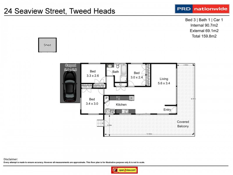 24 Seaview Street, Tweed Heads South NSW 2486 Floorplan