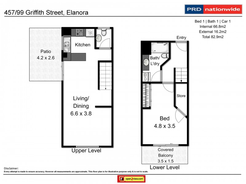 457/99 Griffith St, Coolangatta QLD 4225 Floorplan