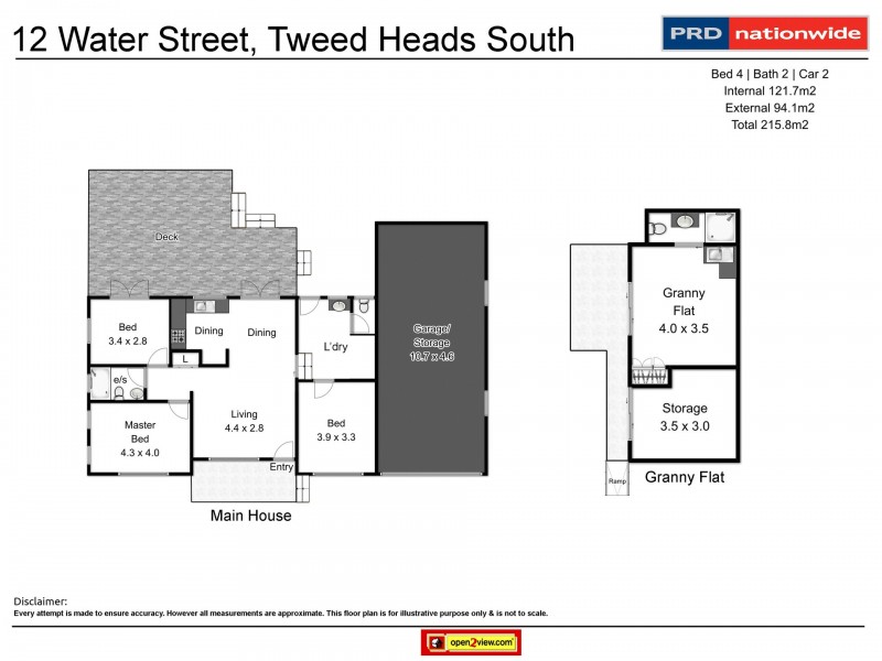12 Water St, Tweed Heads South NSW 2486 Floorplan