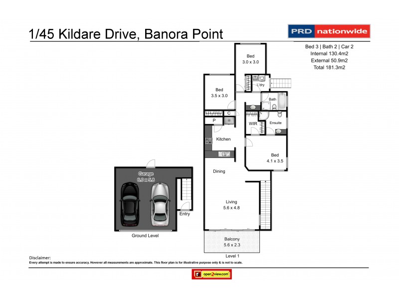 1/45 Kildare Drive, Banora Point NSW 2486 Floorplan
