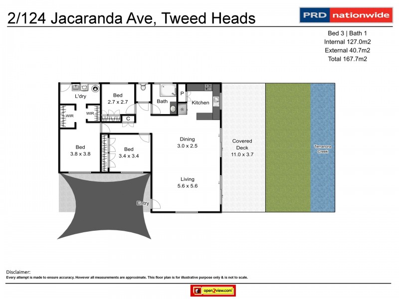 2/124 Jacaranda Avenue, Tweed Heads West NSW 2485 Floorplan