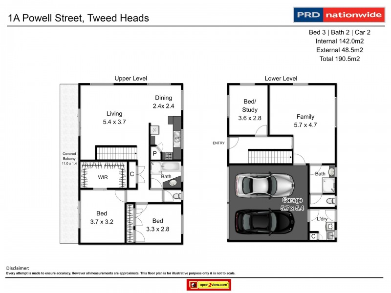 1A Powell Street, Tweed Heads NSW 2485 Floorplan