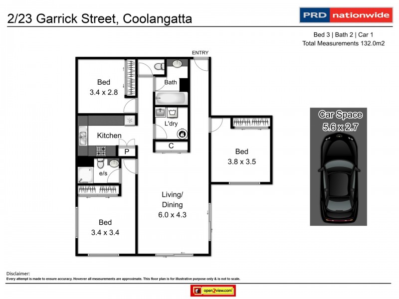2/23 Garrick Street, Coolangatta QLD 4225 Floorplan