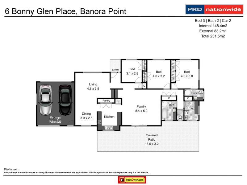 6 Bonny Glen Place, Banora Point NSW 2486 Floorplan