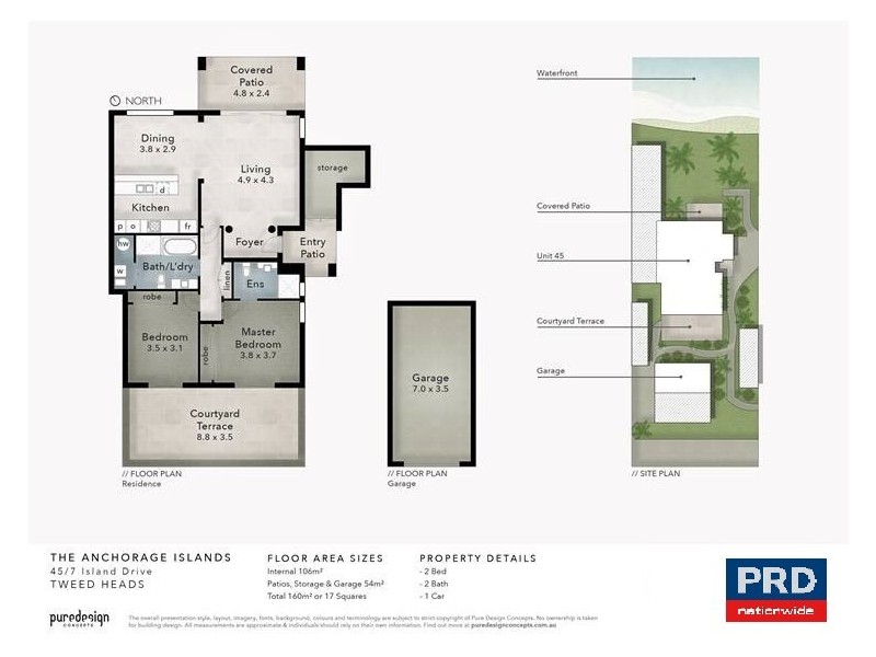 45/7 Island Drive, Tweed Heads NSW 2485 Floorplan
