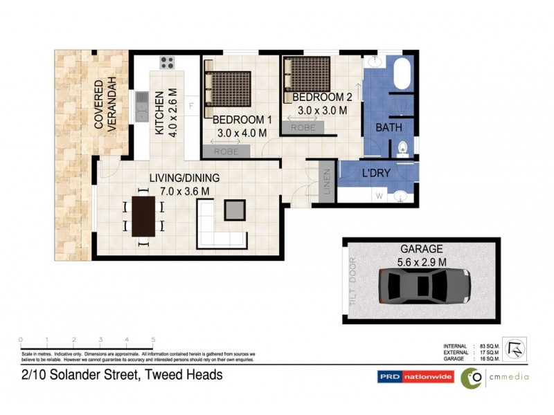 2/10 Solander Street, Tweed Heads NSW 2485 Floorplan
