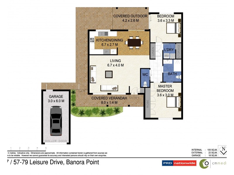 77/57-79 Leisure Drive, Banora Point NSW 2486 Floorplan