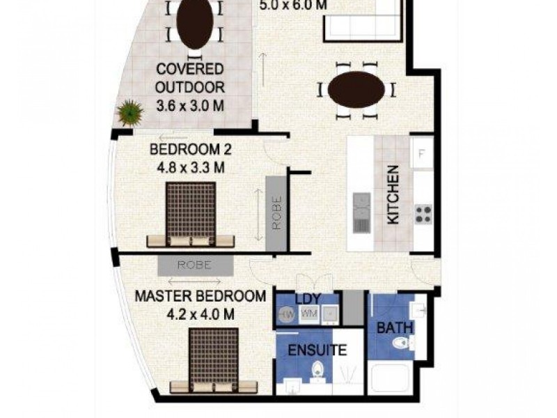 1123/14-22 Stuart Street, Tweed Heads NSW 2485 Floorplan