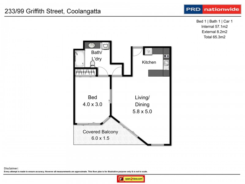 233/99 Griffith Street, Coolangatta QLD 4225 Floorplan