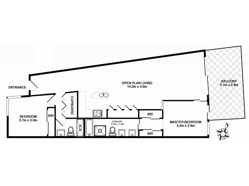 503/3 McLean Street, Coolangatta QLD 4225 Floorplan