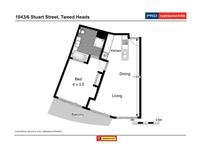 1043/4 Stuart Street, Tweed Heads NSW 2485 Floorplan