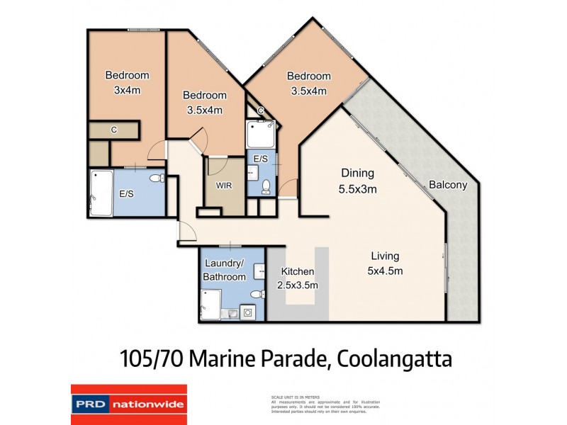 105/70 Marine Pde, Coolangatta QLD 4225 Floorplan