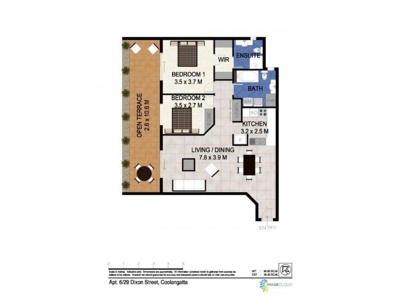 6/29 Dixon Street, Coolangatta QLD 4225 Floorplan