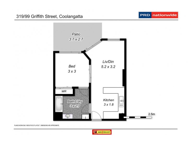 319/99 Griffith Street, Coolangatta QLD 4225 Floorplan