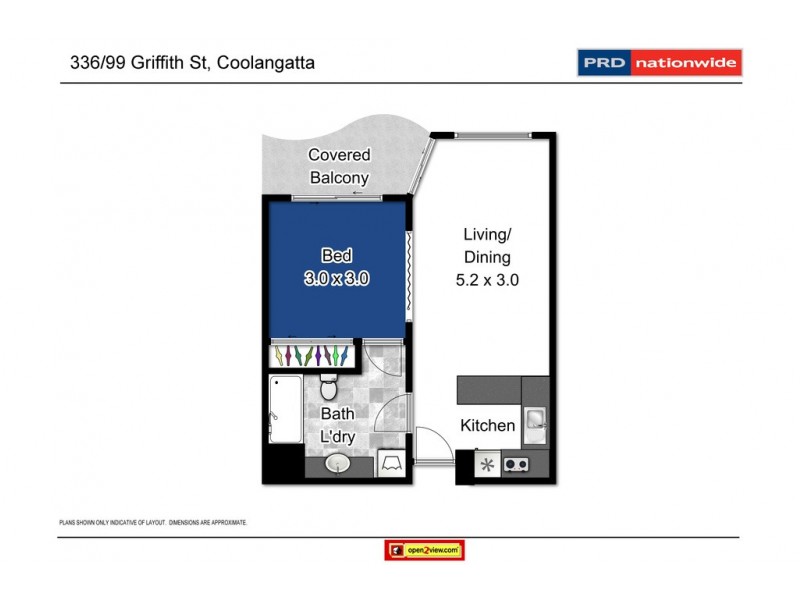 336/99 Griffith Street, Coolangatta QLD 4225 Floorplan
