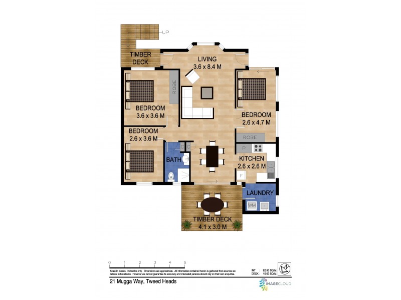21 Mugga Way, Tweed Heads NSW 2485 Floorplan