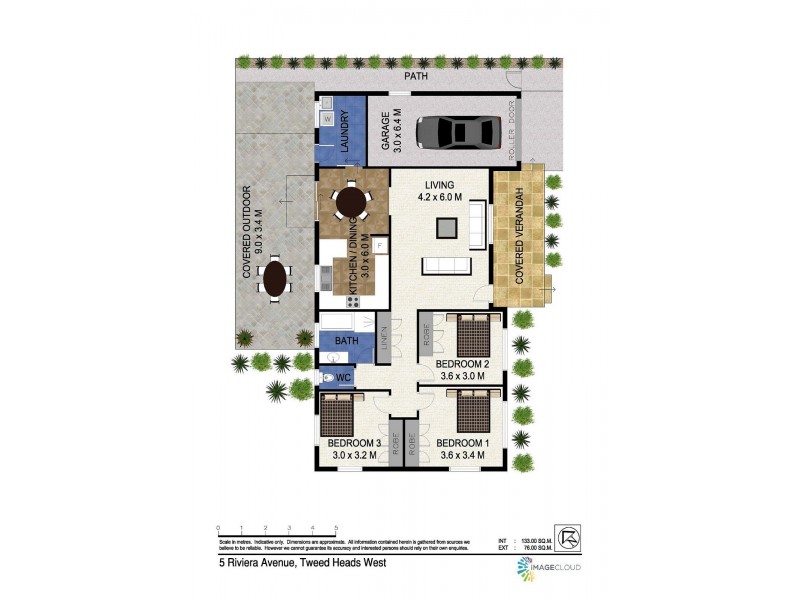 5 Riviera Avenue, Tweed Heads West NSW 2485 Floorplan