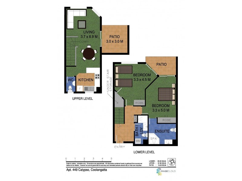 449/99 Griffith Street, Coolangatta QLD 4225 Floorplan