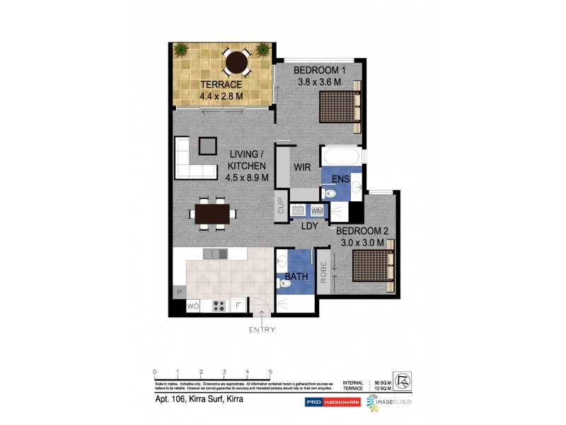 106/2 Creek Street, Coolangatta QLD 4225 Floorplan