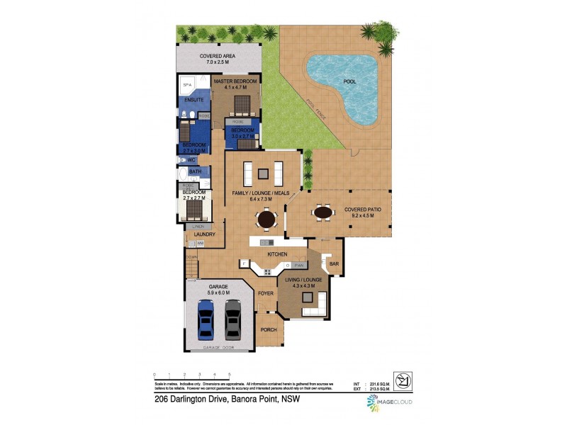 206 Darlington Drive, Banora Point NSW 2486 Floorplan