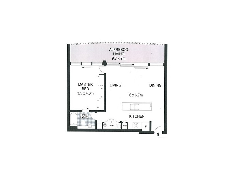 1046/18 Stuart Street, Tweed Heads NSW 2485 Floorplan