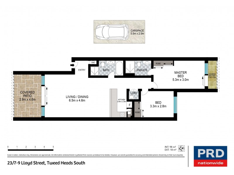 23/7-9 Lloyd Street, Tweed Heads South NSW 2486 Floorplan