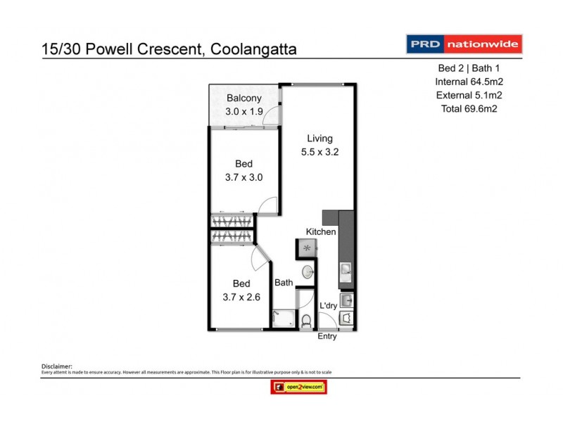 15/30 Powell Crescent, Coolangatta QLD 4225 Floorplan