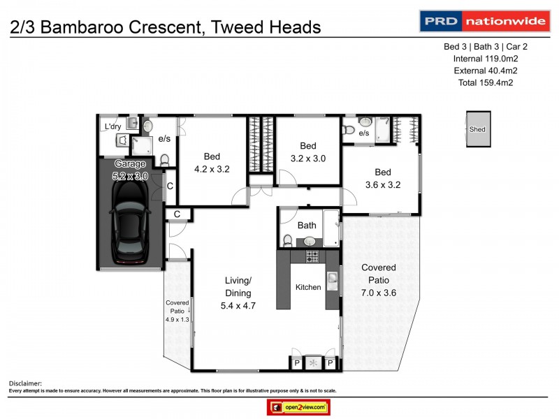 2/3 Bambaroo Crescent, Tweed Heads NSW 2485 Floorplan