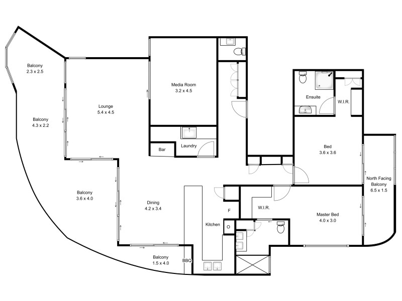 2/2 Hill Street, Tweed Heads NSW 2485 Floorplan