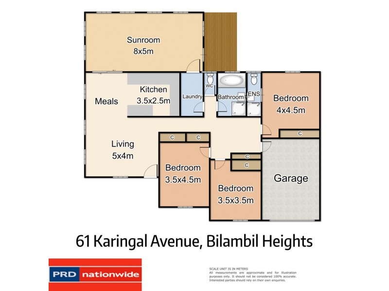 61 Karingal Av, Bilambil Heights NSW 2486 Floorplan
