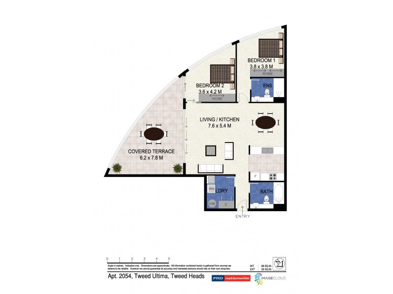 2054/18 Stuart Street, Tweed Heads NSW 2485 Floorplan